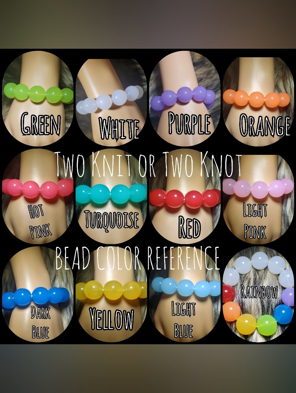 NWT 20MM Chunky Beaded Stretch Bracelet - Y2K Retro Bubblegum Statement Jewelry